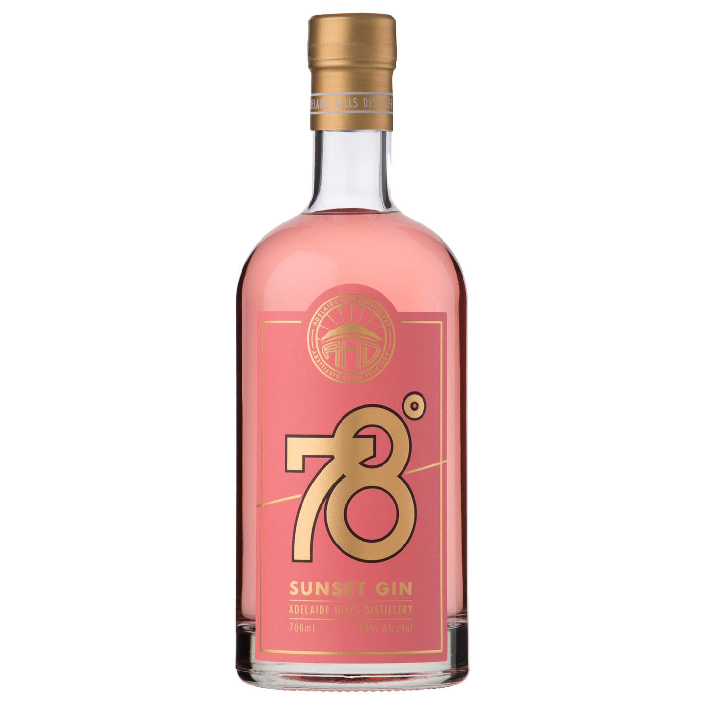 Adelaide Hills Distillery 78 Degrees Sunset Gin 700ml
