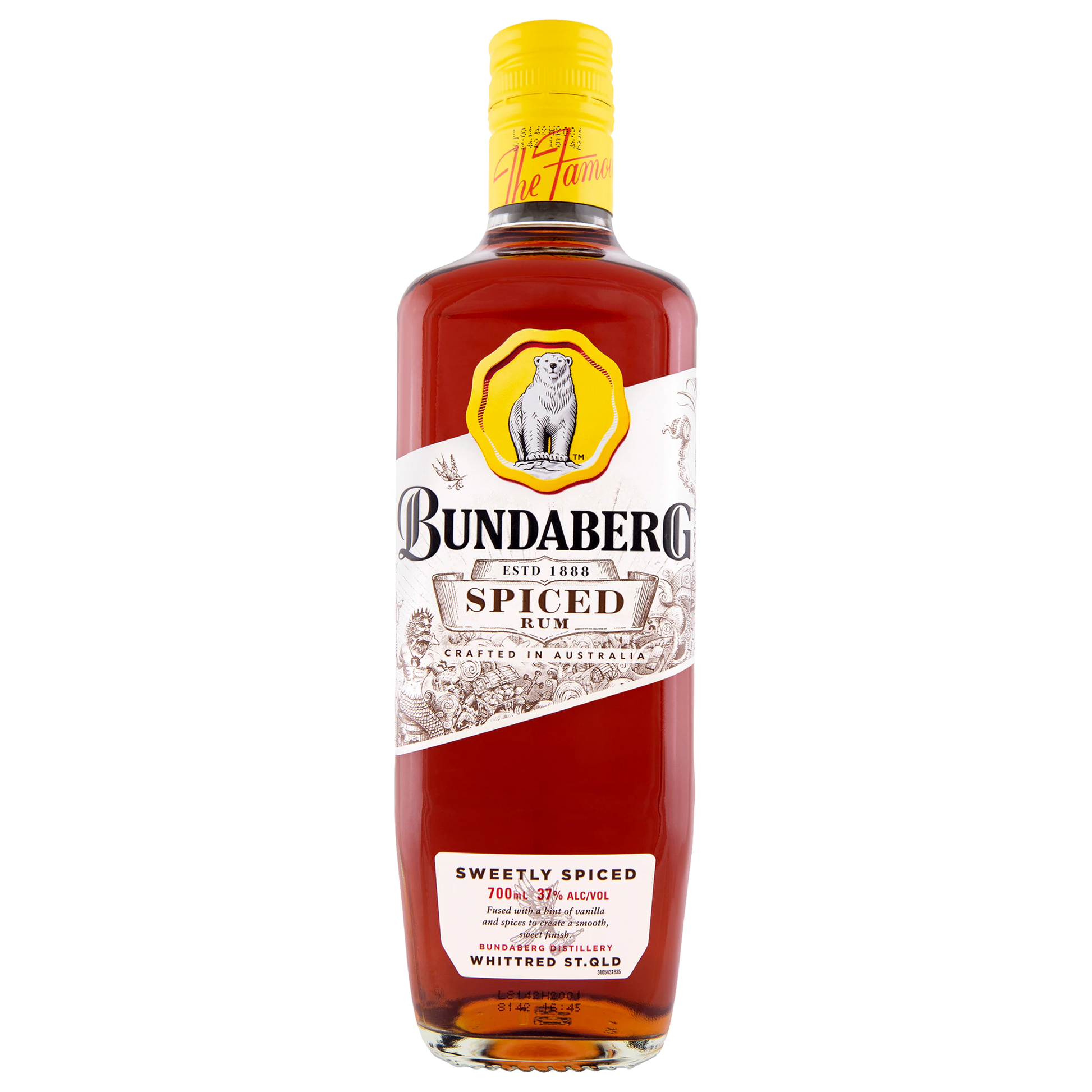 Bundaberg Spiced Rum 700ml - Boozeit.com.au