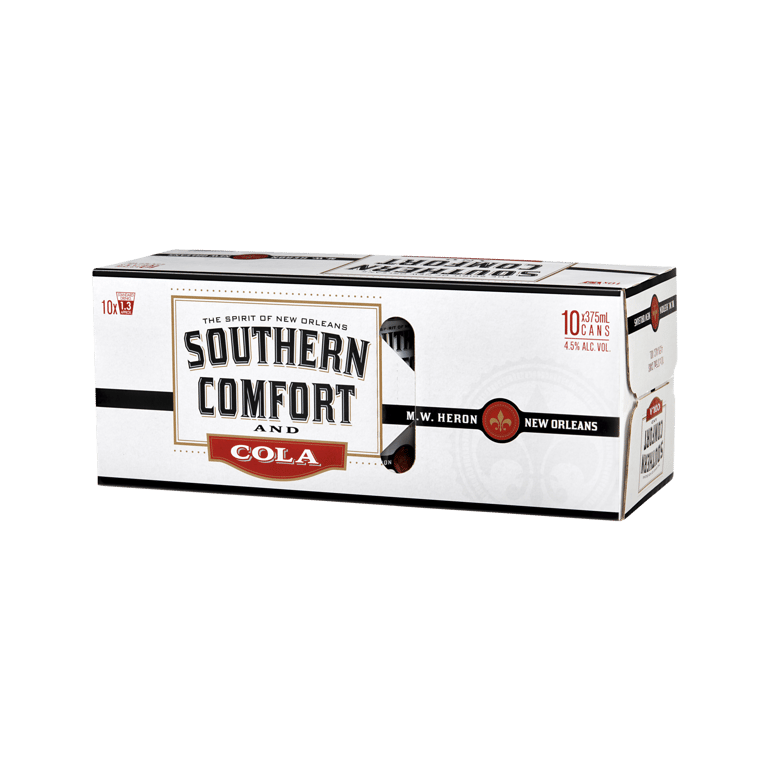 Southern Comfort & Cola 10 Pack Cans 375ml