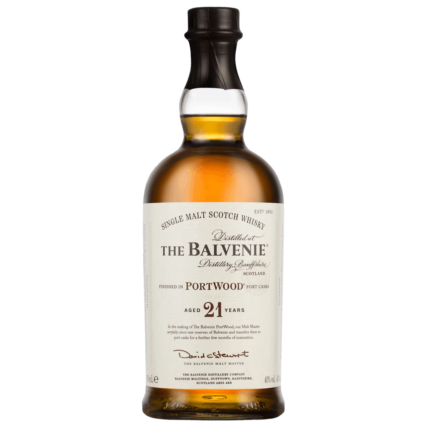 The Balvenie Portwood 21 Year Old Single Malt Scotch Whisky 700ml