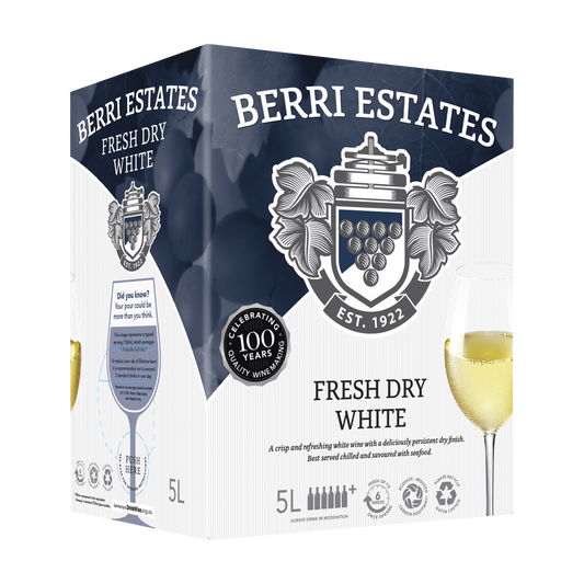 Berri Estates Fresh Dry White Cask 5L