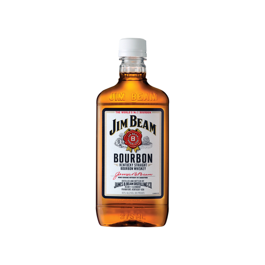 Jim Beam White Label Kentucky Straight Bourbon Whiskey 375ml