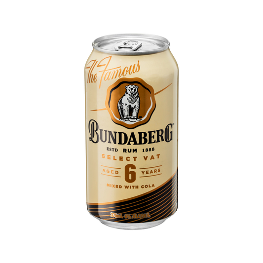 Bundaberg Select Vat Rum & Cola Cans 375ml