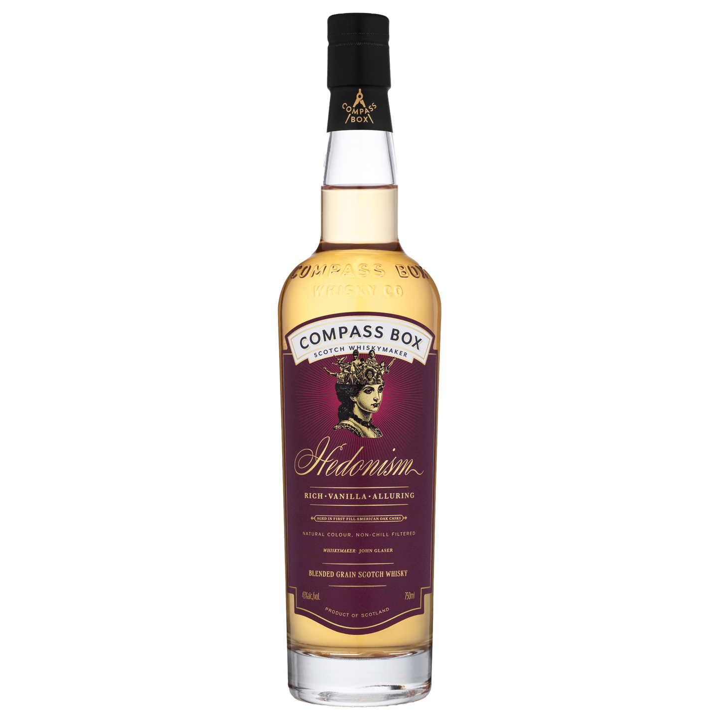 Compass Box Hedonism Blended Grain Scotch Whisky 700ml