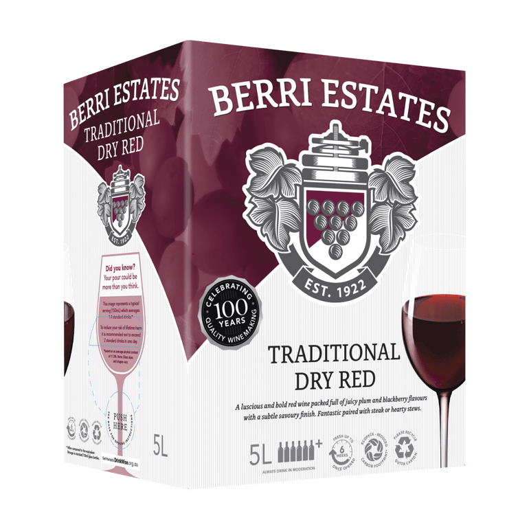 Berri Estates Traditional Dry Red Cask 5L