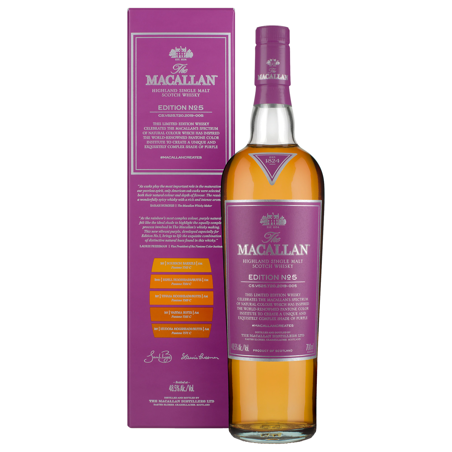The Macallan Edition 5 Single Malt Scotch Whisky 700ml