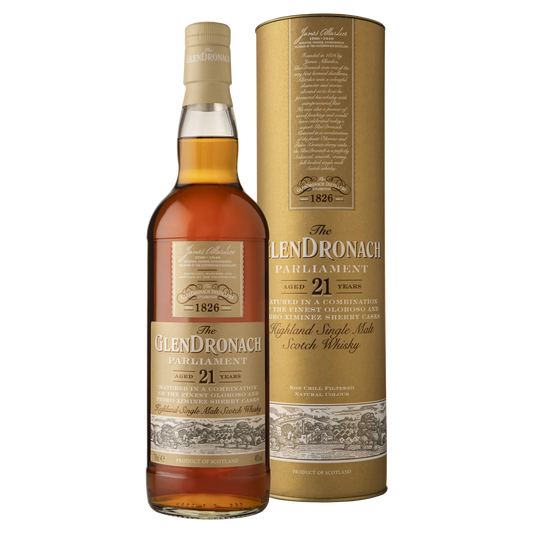 The GlenDronach 21 Year Old Parliament Single Malt Scotch Whisky 700ml