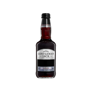 Gentleman Jack Rare Tennessee Whiskey & Cola Bottles 330ml