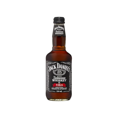 Jack Daniel's Tennessee Whiskey & Cola Bottles 330ml