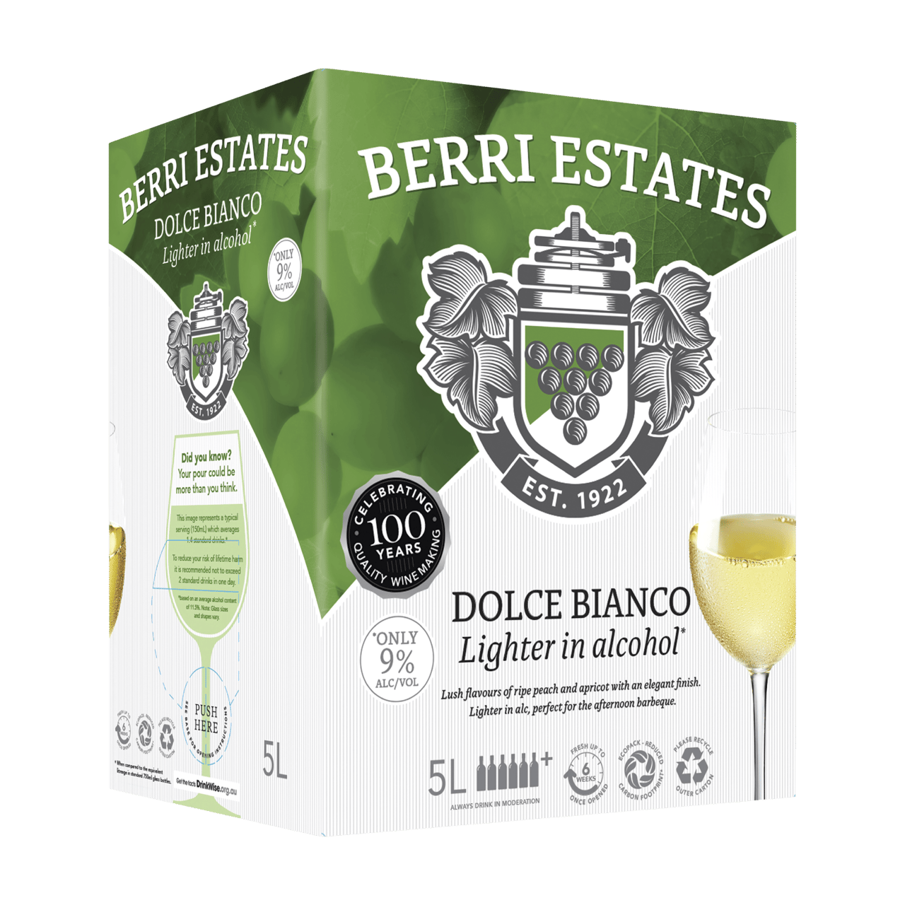 Berri Estates Dolce Bianco Cask 5L
