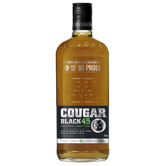 Cougar Black 45 Distillers Cut Bourbon 700ml