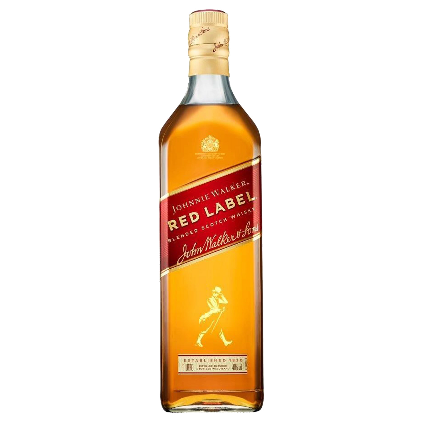 Johnnie Walker Red Blended Scotch Whisky 1L - Boozeit.com.au