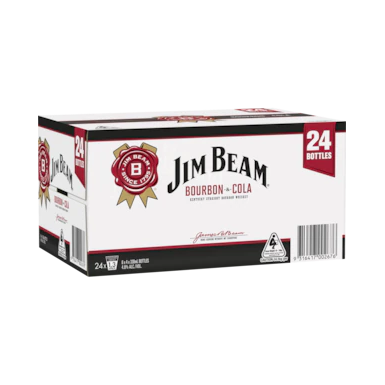 Jim Beam Bourbon & Cola Bottles 330ml