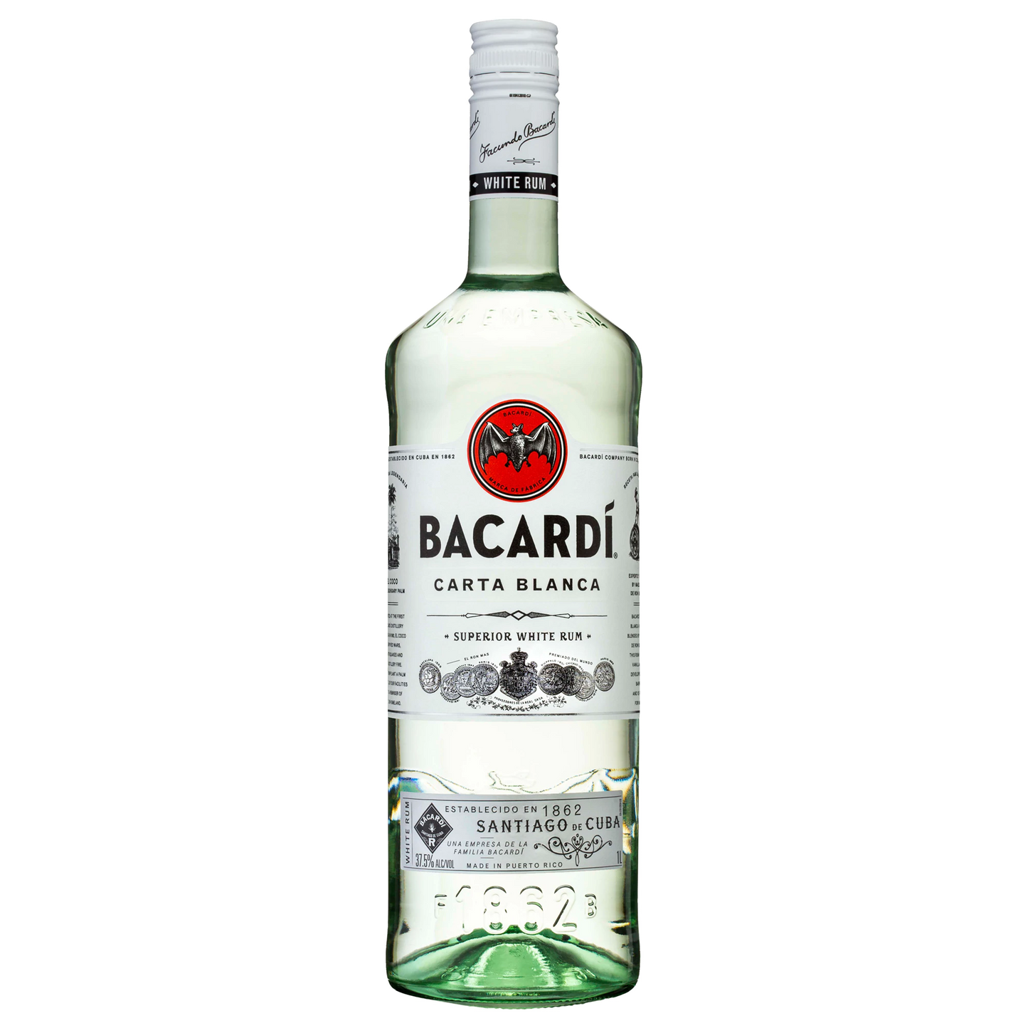 Bacardi Rum 1L - Boozeit.com.au