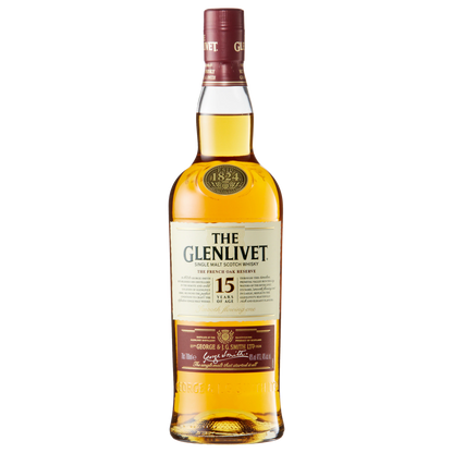 The Glenlivet 15 Year Old Single Malt Scotch Whisky 700ml