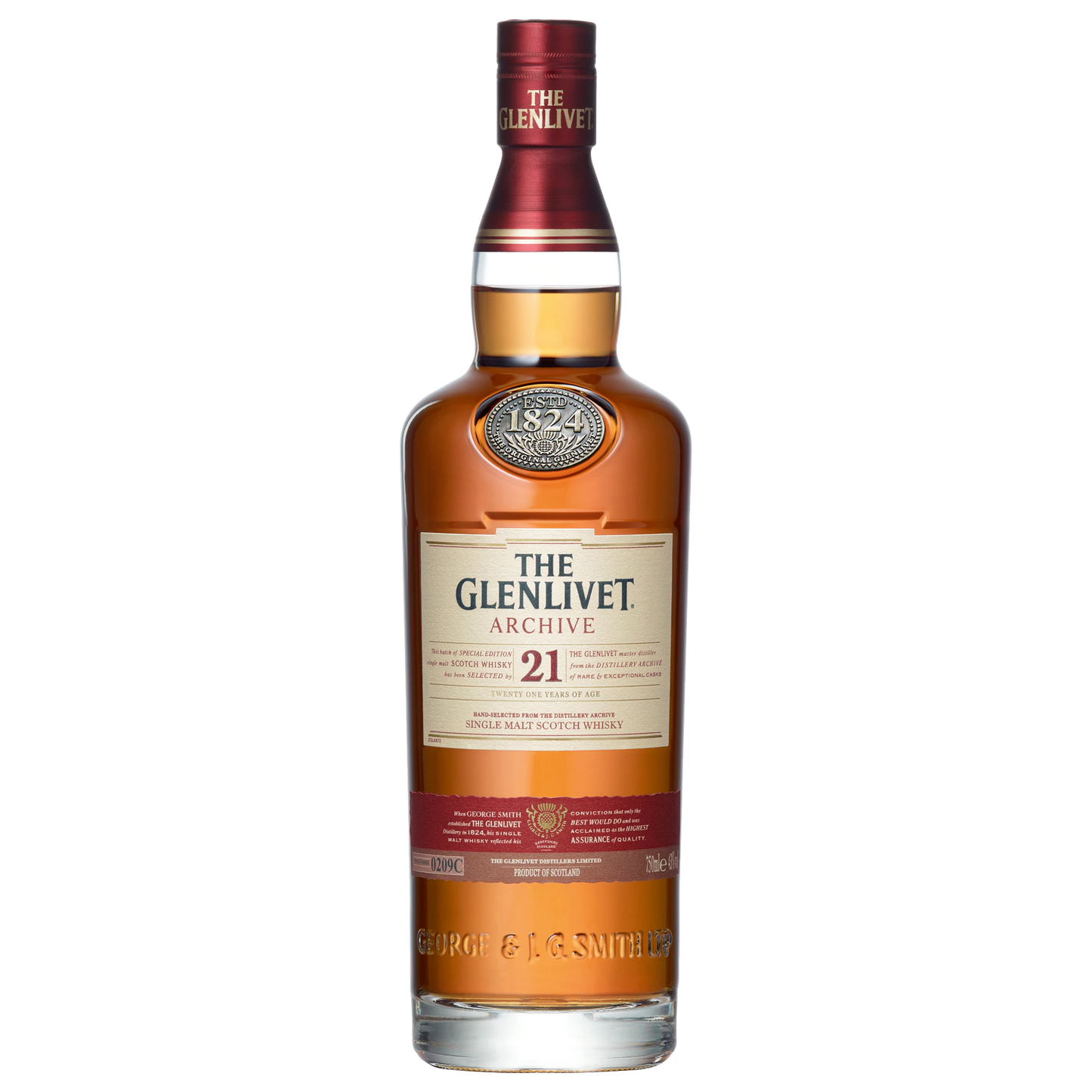 The Glenlivet Archive 21 Year Old Single Malt Scotch Whisky 700ml