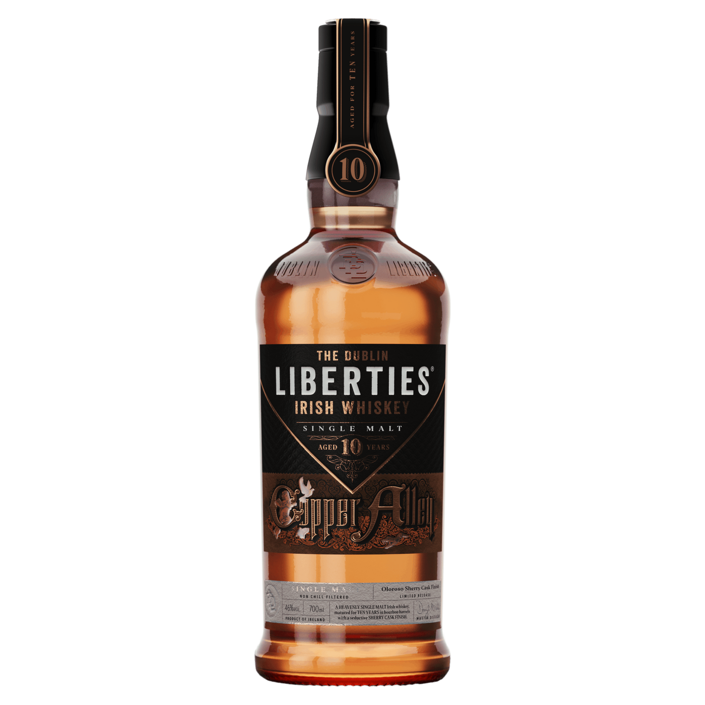 Liberties Copper Alley 10 Year Whiskey 700ml