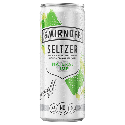 Smirnoff Classic Lime Seltzer 250ml