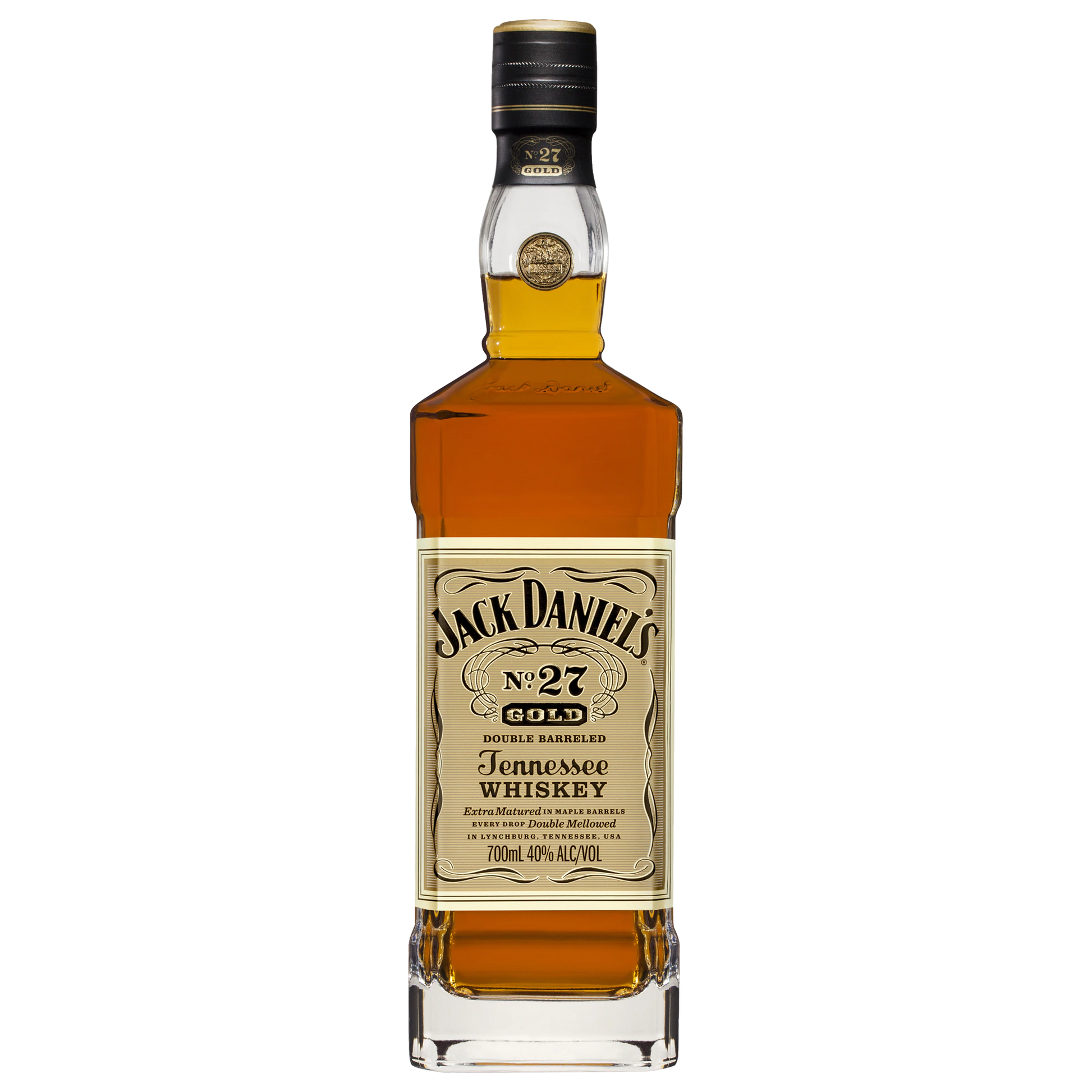 Jack Daniel's Tennessee Whiskey No.27 Gold 700ml - Boozeit.com.au