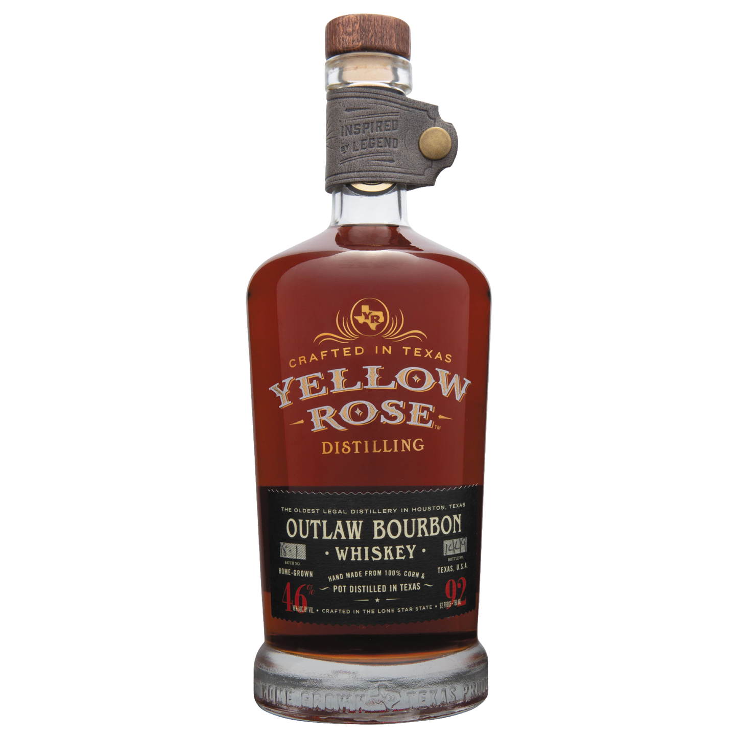 Yellow Rose Outlaw Bourbon Whiskey 700ml