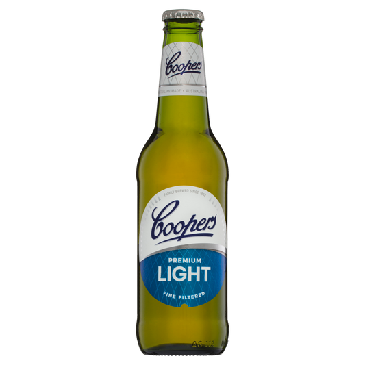 Coopers Premium Light Bottle 355ml