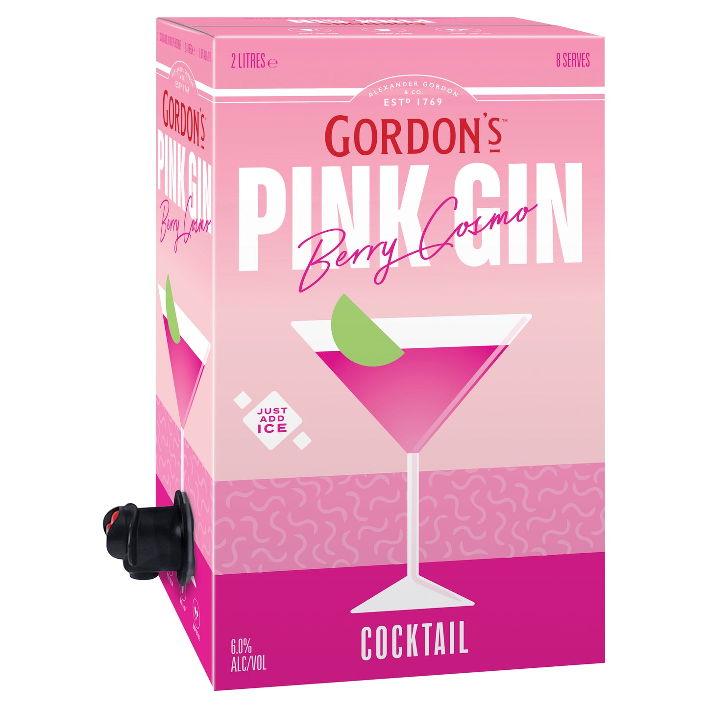 Gordon's Pink Gin Berry Cosmo 2L
