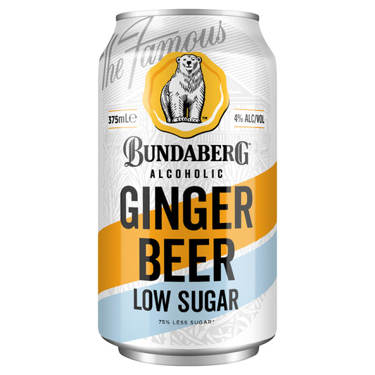 Bundaberg Low Sugar Alcoholic Ginger Beer 375ml