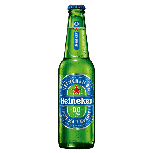Heineken 0.0 Non-Alcoholic Bottle 330ml