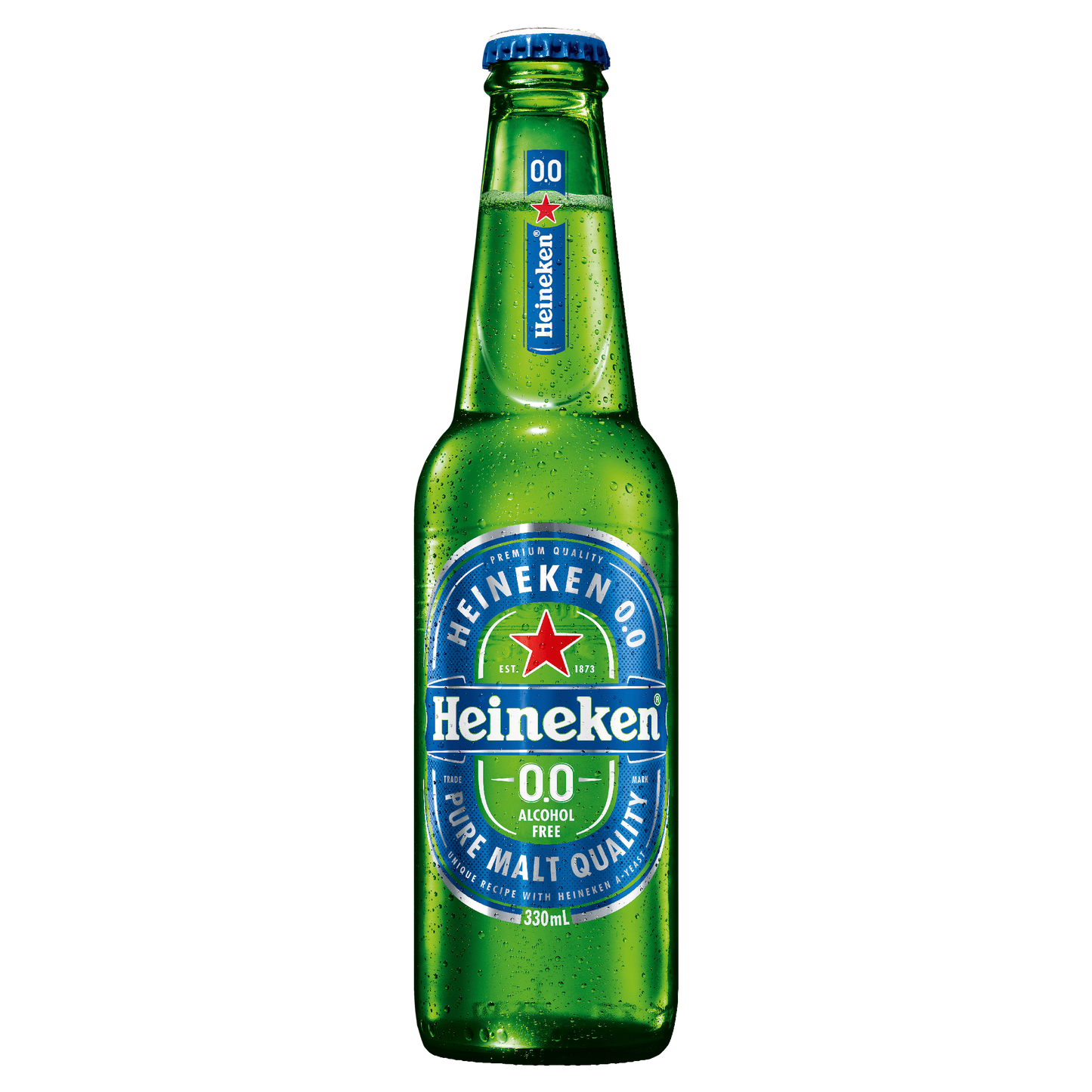 Heineken 0.0 Non-Alcoholic Bottle 330ml