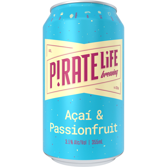 Pirate Life Brewing Acai & Passionfruit 355ml