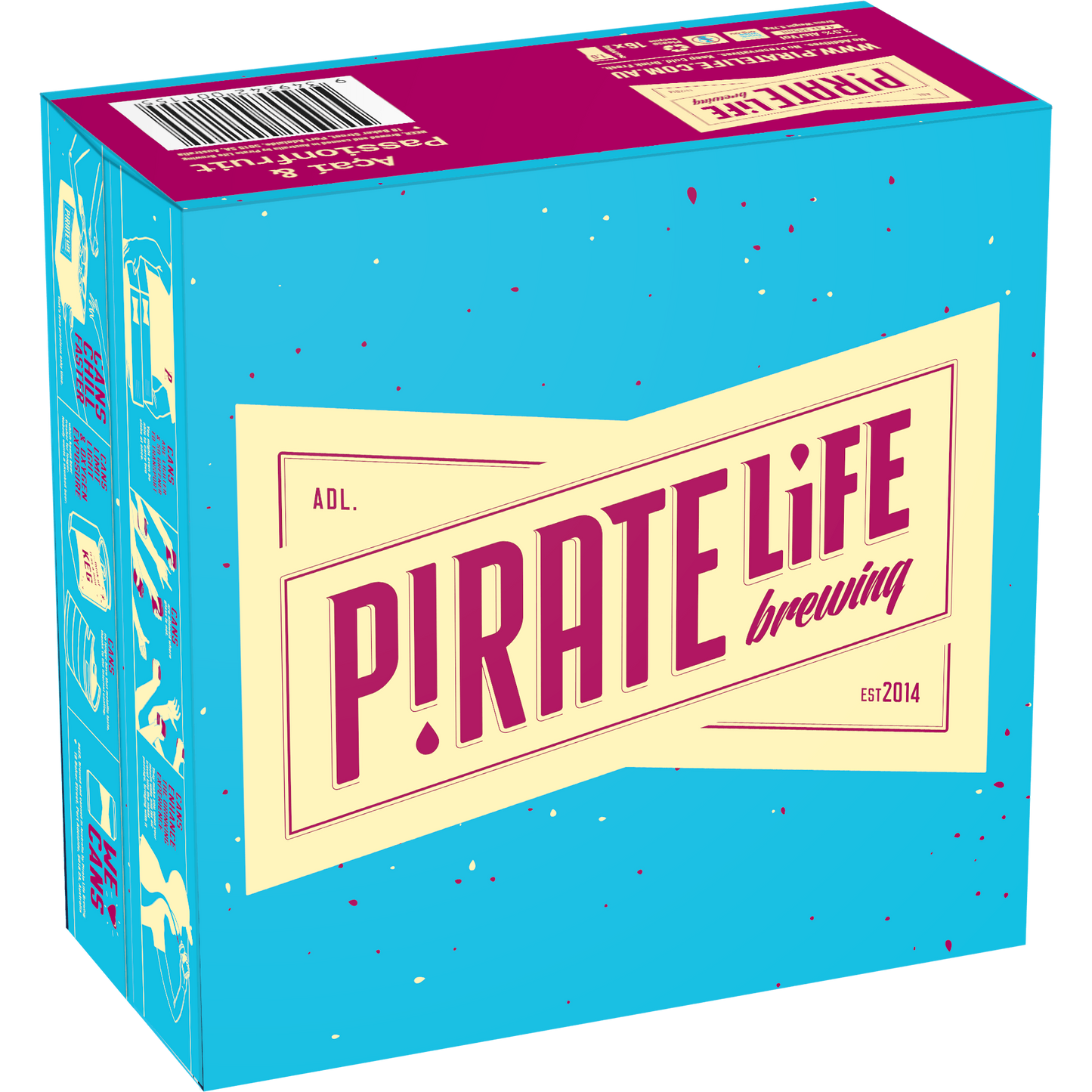Pirate Life Brewing Acai & Passionfruit 355ml