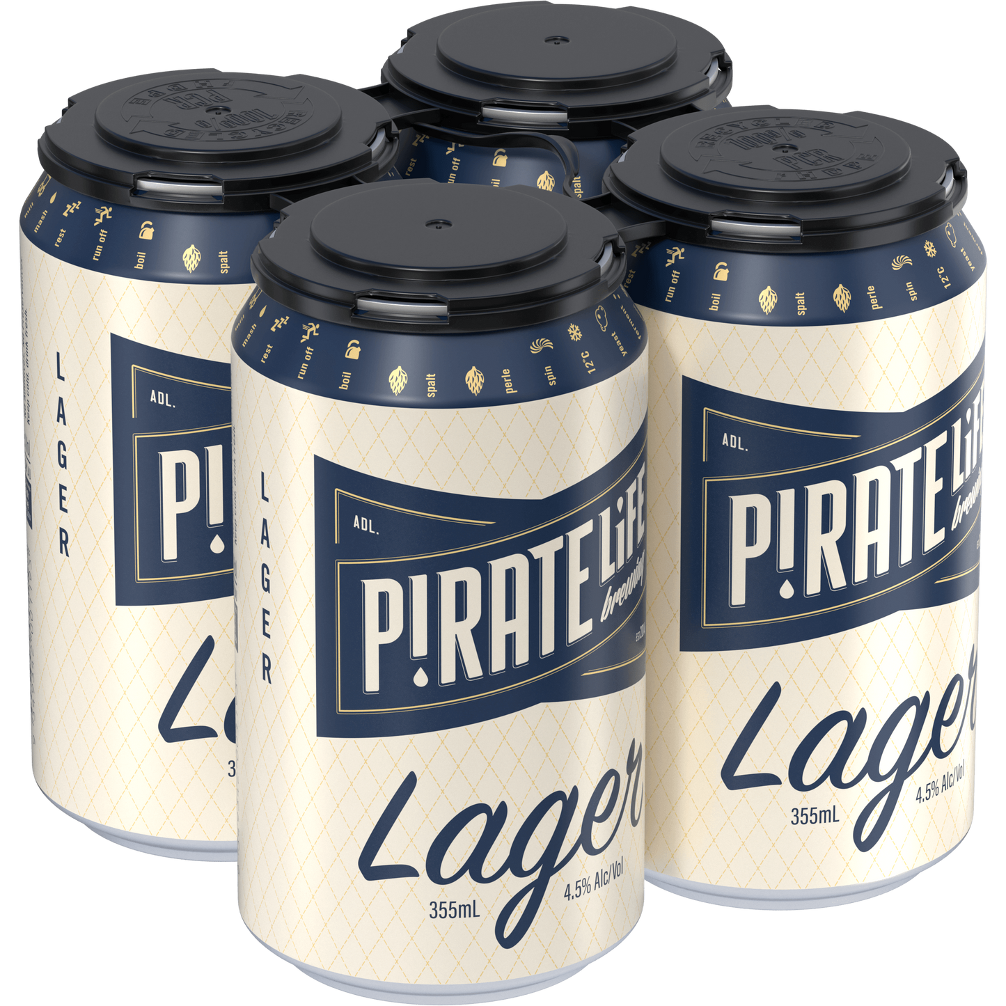 Pirate Life Brewing Lager 355ml