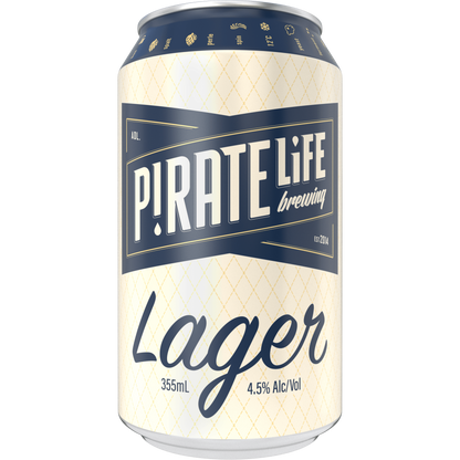 Pirate Life Brewing Lager 355ml