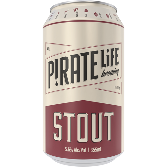 Pirate Life Brewing Stout 355ml