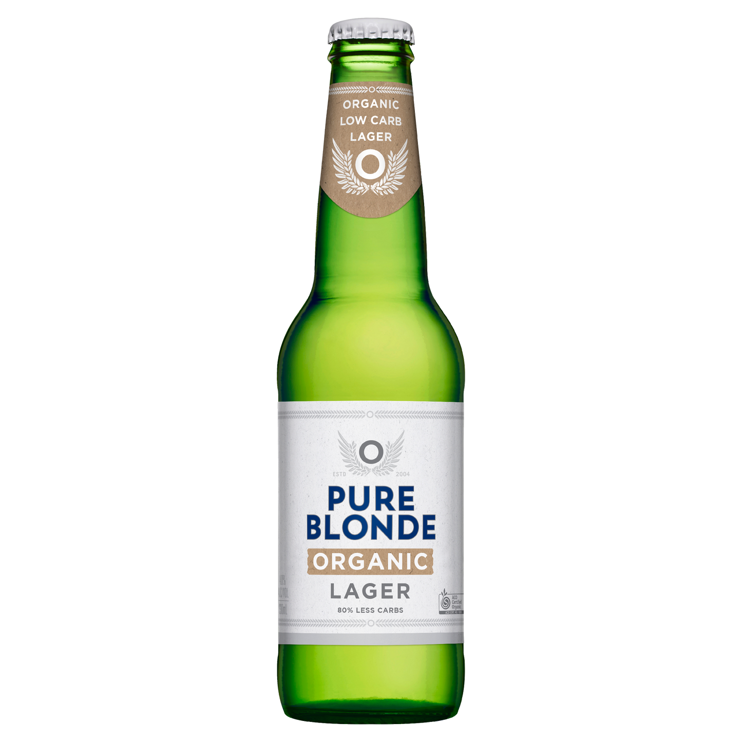 Pure Blonde Organic Lager Bottle 330ml