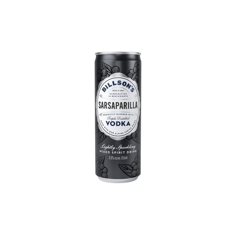 Billson's Vodka Sarsaparilla 355ml