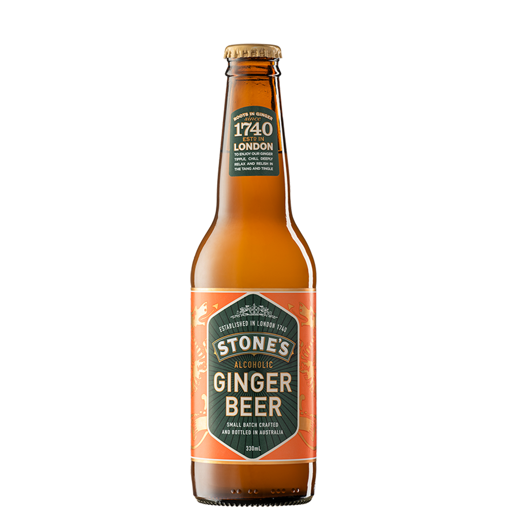 Stone's Alcoholic Ginger Beer Bottles 330ml