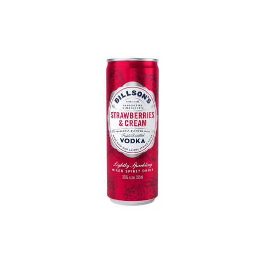 Billson's Vodka Strawberries & Cream 355ml