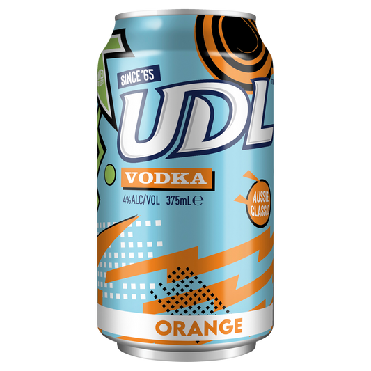 UDL Vodka & Orange Cans 375ml