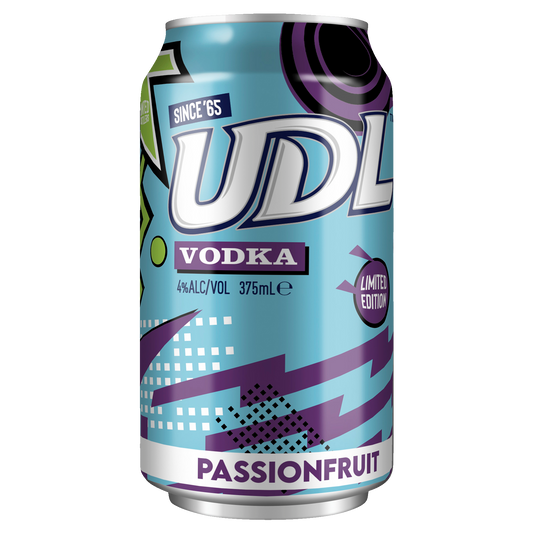 UDL Vodka & Passionfruit Cans 375ml