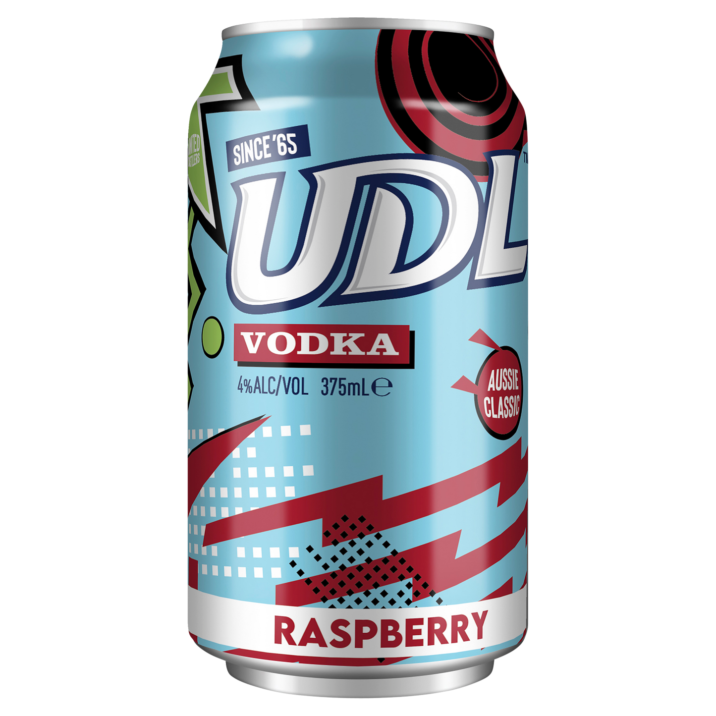 UDL Vodka & Raspberry Cans 375ml
