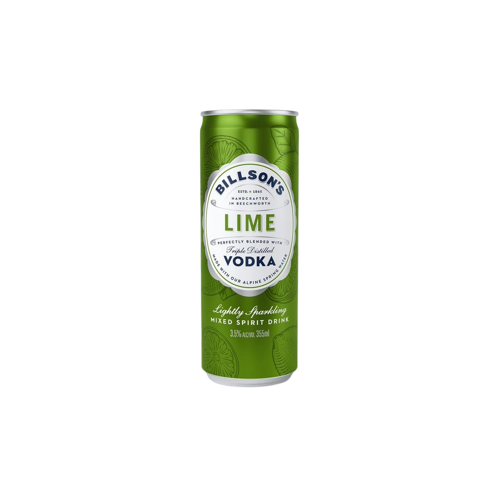 Billson's Vodka Lime 355ml
