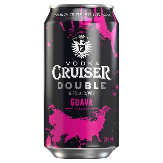 Vodka Cruiser Double Guava 6.8% Cans 375ml