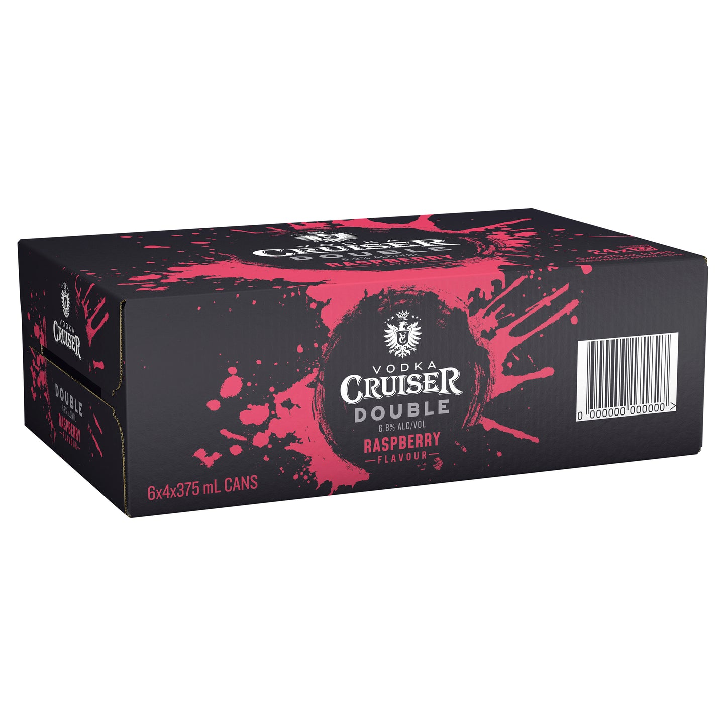 Vodka Cruiser Double Raspberry 6.8% Cans 375ml