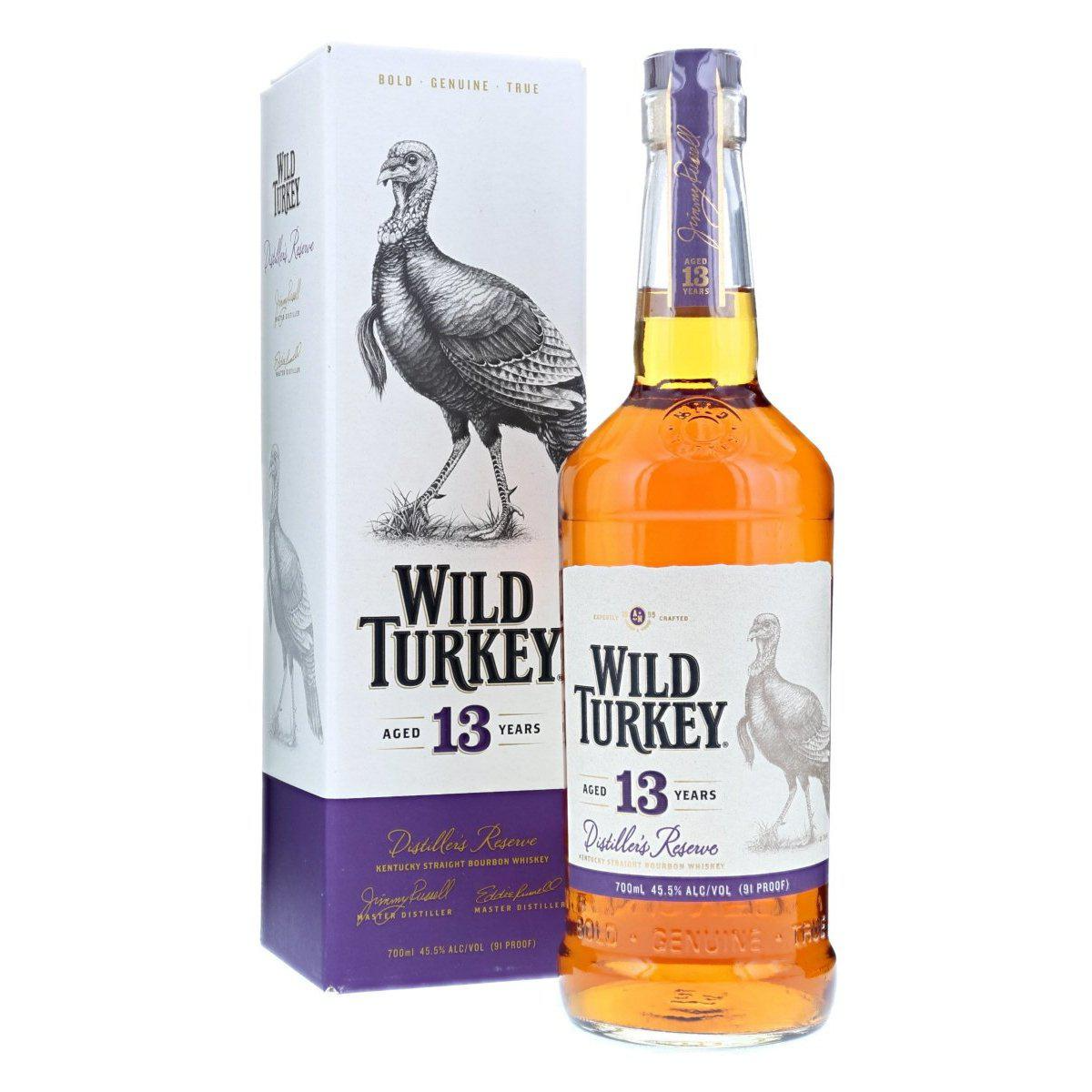 Wild Turkey Distiller's Reserve 13 Year Old Kentucky Straight Bourbon Whiskey 700ml