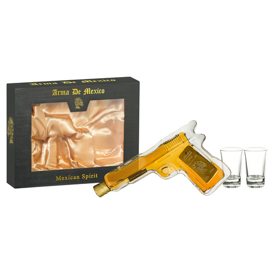 Arma De Mexico Tequila Pistol Gold 170ml