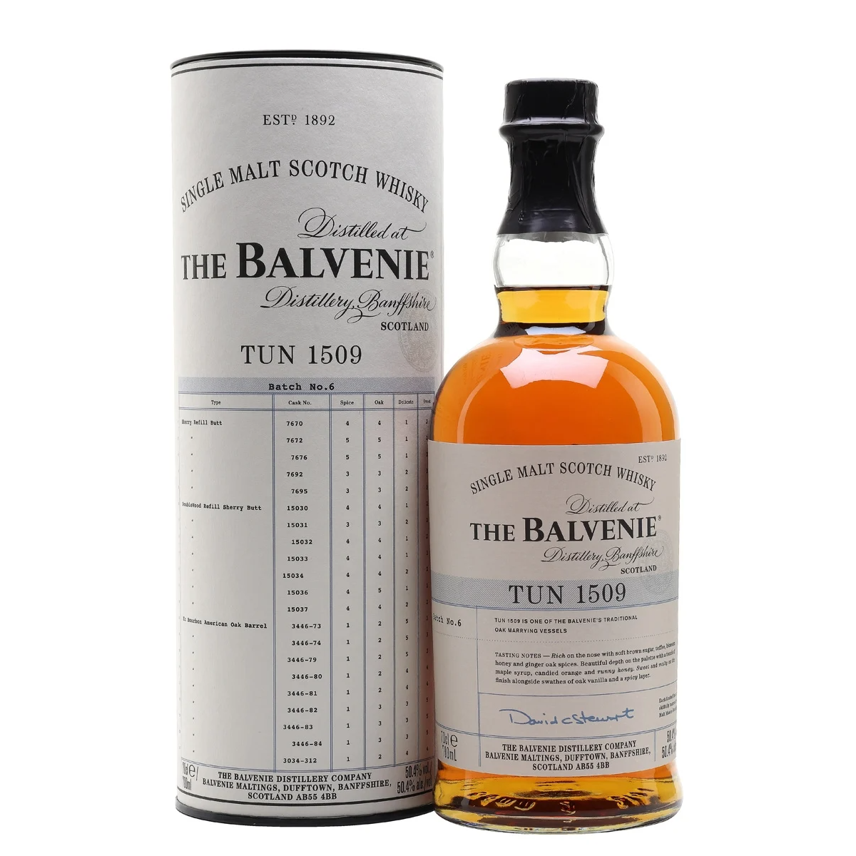 The Balvenie Tun 1509 Batch No.6 Cask Strength Single Malt Scotch Whisky 700ml