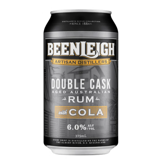 Beenleigh Double Barrel Rum & Cola Can 375ml