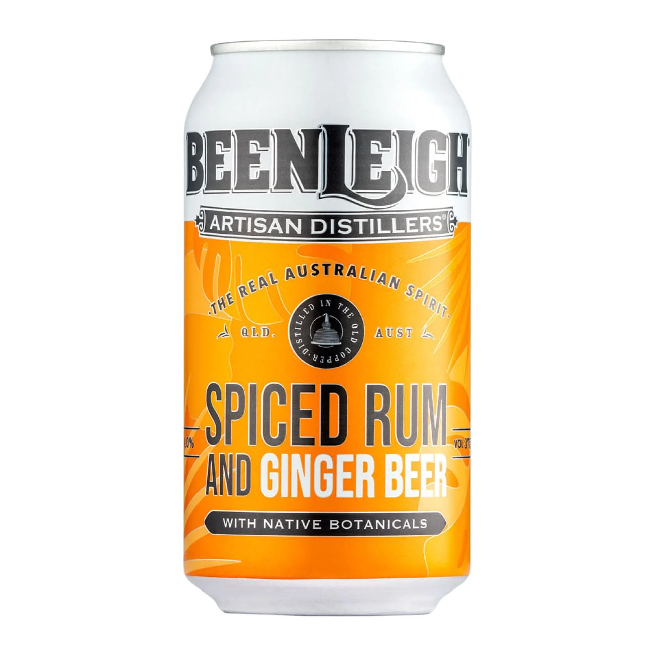 Beenleigh Spiced Rum & Ginger Ale Cans 375ml