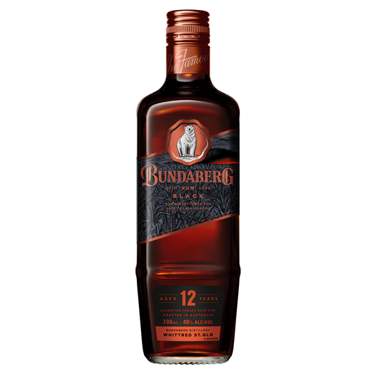 Bundaberg Black 12 Year Old Rum 700ml